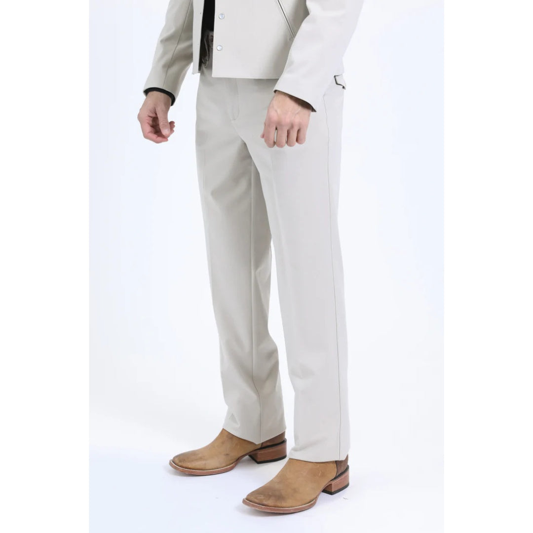 Platini Mens Off White Western-Inspired Sport Suit