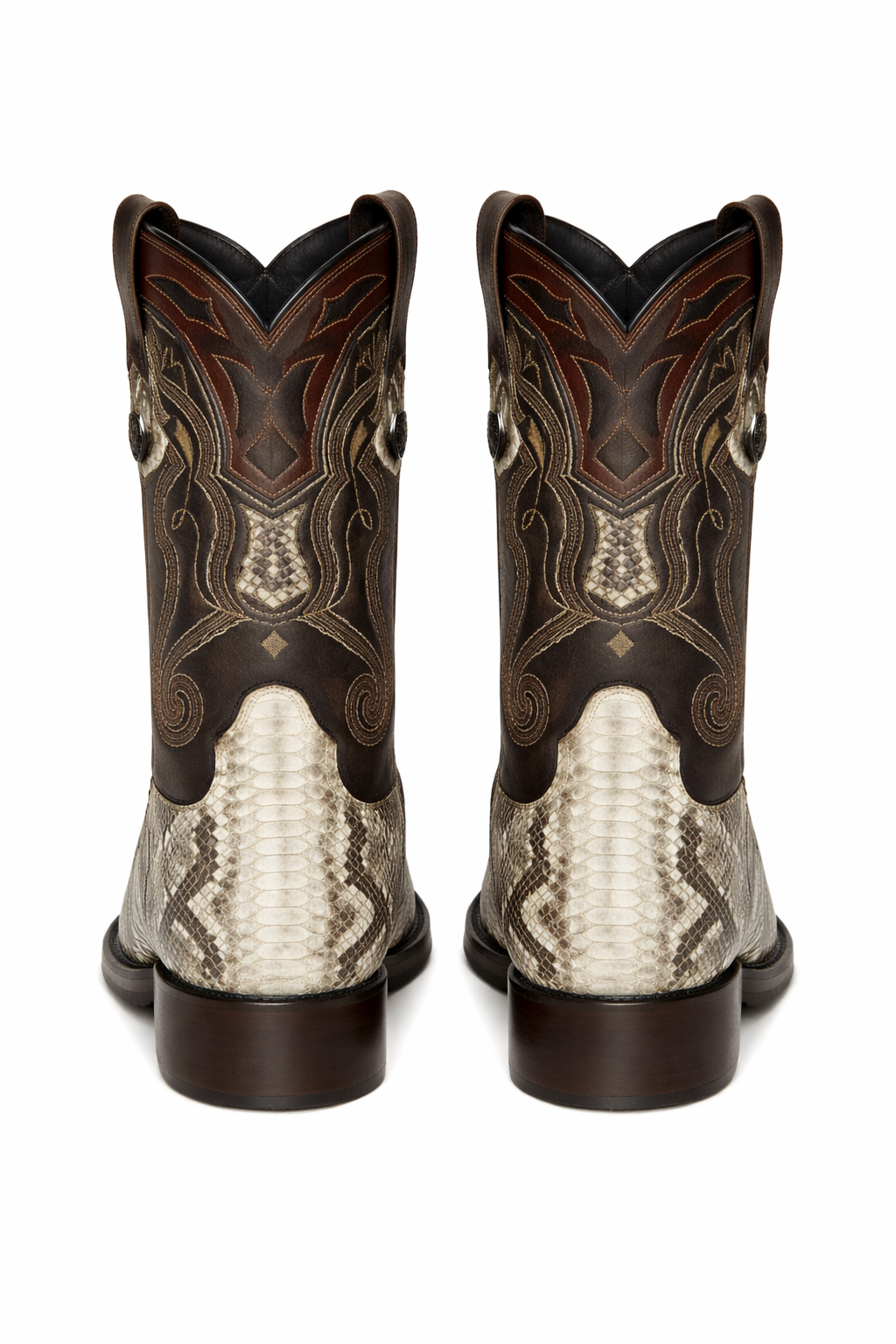 Pointy Snake Skin Boots