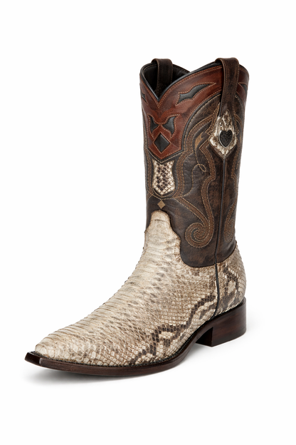 Pointy Snake Skin Boots