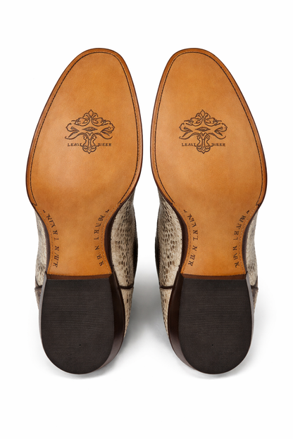 Pointy Snake Skin Boots