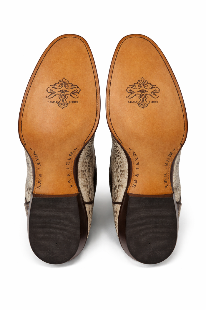 Pointy Snake Skin Boots