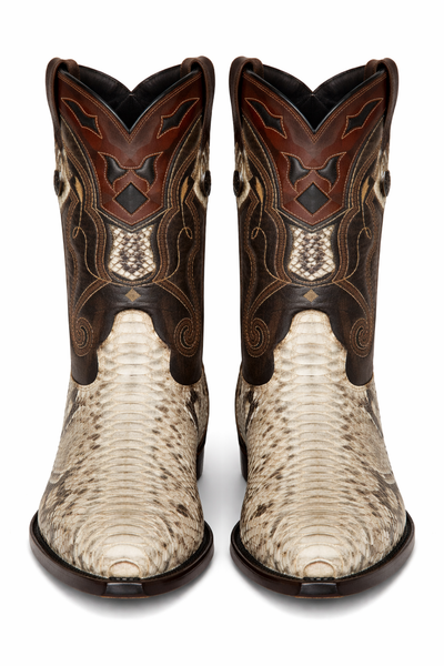 Pointy Snake Skin Boots