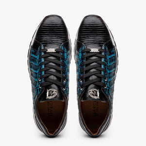 Marco_Di_Milano Portici - Navy & Black Leather Dress Shoe