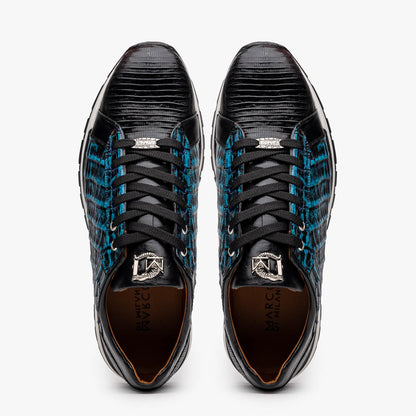 Marco_Di_Milano Portici - Navy & Black Leather Dress Shoe