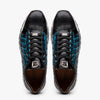 Marco Di Milano Portici Navy Men's Exotic Lizard / Crocodile Casual Sneakers 3 PORTICI_CAIMAN-LIZARD TEJU_NAVY_8.5  - from alligatorwarehouse.com