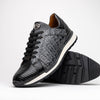 Marco Di Milano Portici Gray Men's Exotic Lizard / Crocodile Casual Sneakers 4 PORTICI_CAIMAN-LIZARD TEJU_GRAY_9  - from alligatorwarehouse.com