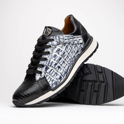 Marco Di Milano Portici Newspaper Men's Sneakers