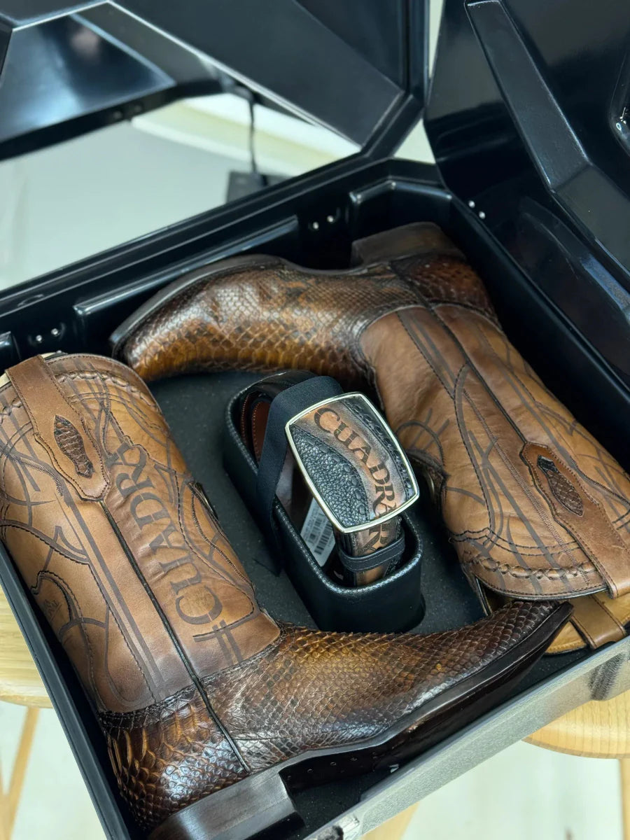 Presidential 3 in 1 Hat and Boots Travel Case 5   - from alligatorwarehouse.com