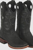 Python Snake Boots Mens Square Toe