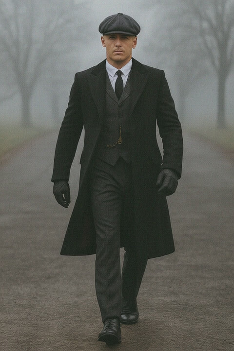 Mens Peaky Blinders Costume Thomas Shelby Costume Outfit