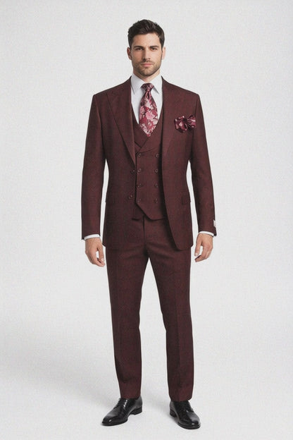 Rossiman Men's Formal Dress Suit – Elegant Tailored Suit