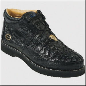 Men's Wild West Boots Caiman and Ostrich Skin Shoe