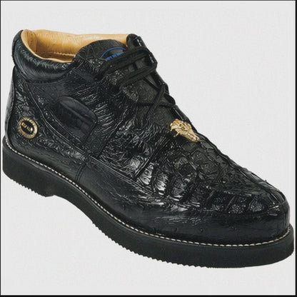 Men's Wild West Boots Caiman and Ostrich Skin Shoe