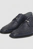 Belvedere Chapo Navy All-Over Genuine Hornback Crocodile Shoes