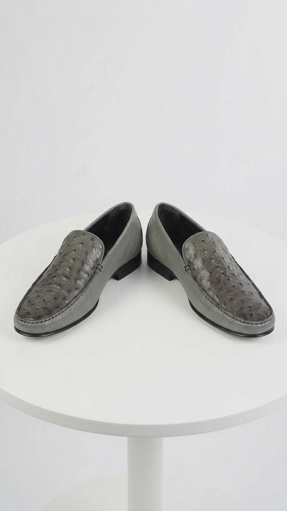 Lombardy Men's Caiman Belly & Calfskin Lombardy Men’s Caiman Belly & Calfskin Loafers – Exotic Leather Slip-On Dress Shoes