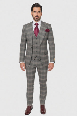 Classic Fit Single Breast Lapel Vest by Rossiman