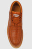 Los Altos Casual Cognac Full Caiman Skin Sneakers