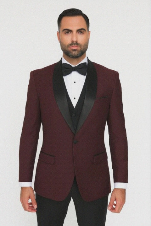 Burgundy-tuxedo