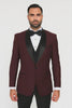 Burgundy-tuxedo