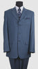 Men’s Saphire Steel Blue 3-Button 
