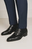 Marco Di Milano Olivieri Black Pirarucu Dress Shoe Oxfords