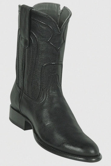 los-altos-mens-belmont-finish-black-leather-zipper-roper-heel-toe-boot