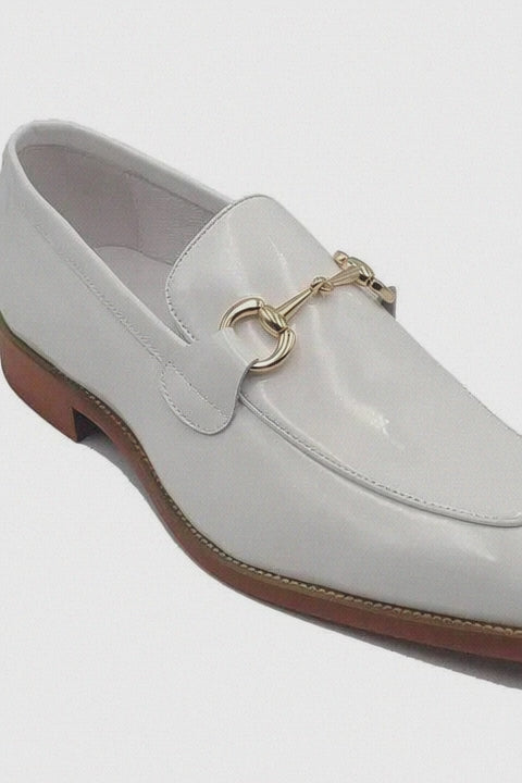 Signature Horse Bit Patent Leather Loafer