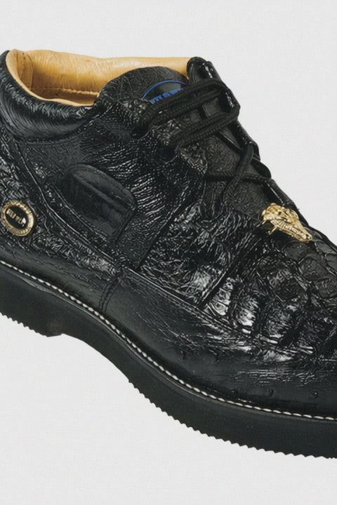 Men's Wild West Boots Caiman and Ostrich Skin Shoe 2ZA050205