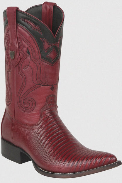 Men's Wild West Teju Lizard Skin 3X Toe Boots 29507