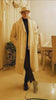 Men’s Long Cream Overcoat Wool Fabric in Ivory Off White Color Full length