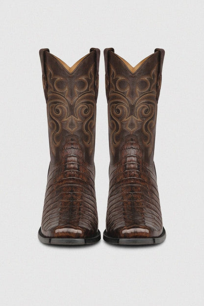 Men's Los Altos Caiman Tail Snip Toe Boots