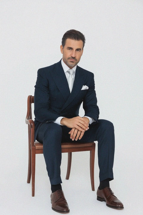 Suits With Baggy Pleated Pants