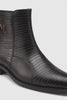 Peninsula Lizard Emblem Boot Black By Mezlan Made In Spain Brand