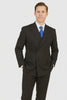 Giorgio Fiorelli Double-Breast Black Stripe Suit