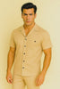 Mens Walking Suit in Color sand leisure suit causal Matching Shirt and Pants $99