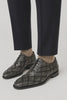 Marco Di Milano Olivieri Gray Pirarucu Dress Shoe Oxfords