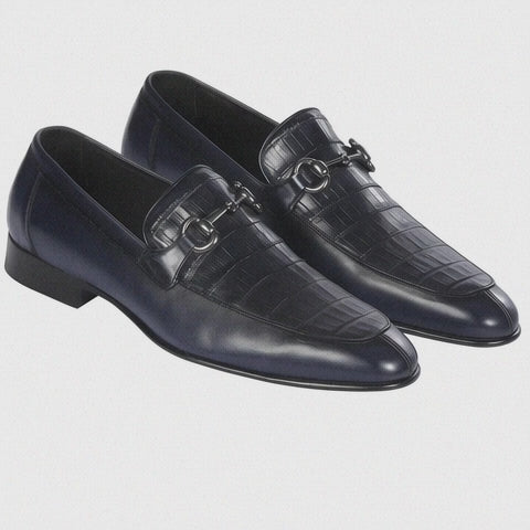 Men’s Prestige Navy Slip-On Shoes 