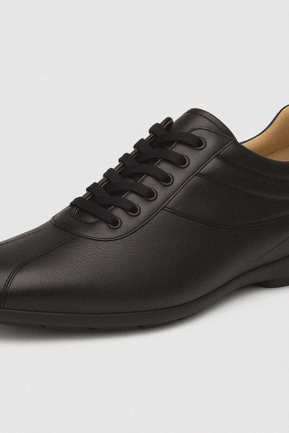 Mens Mezlan Luka Calf & Deerskin Sneaker in Black