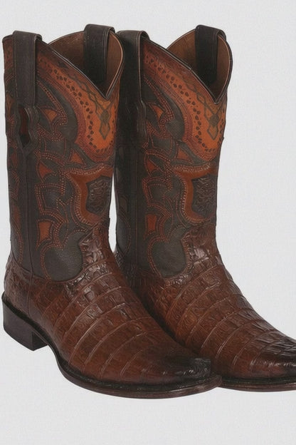 Botas de Cocodrilo Caiman Cola Horma Europea