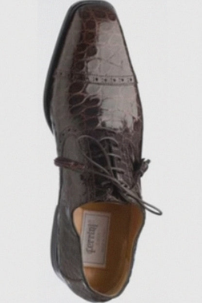 J Toe Cowboy Boots - J Toe Western Boots - Ferrini Alligator Shoes - Ferrini Crocodile shoe Dress Shoes - Ferrini Dress Shoe On Sale