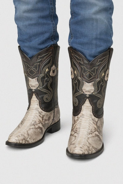 Snake Skin Cowboy Boots