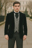 Black Velvet Roderick Smoking Jacket – Elegant Men's Wear