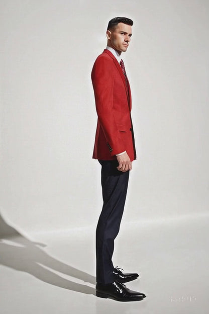 Neil Allyn Career Basics Men's Red Blazer Jacket