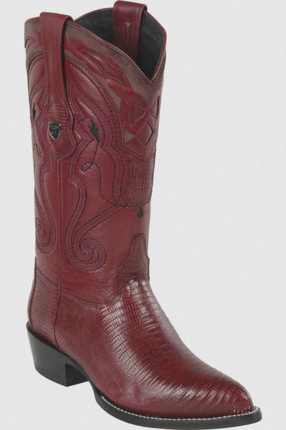 Men's Wild West Teju Lizard Skin J Toe Boots 29907