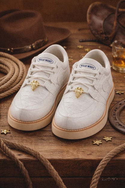 Men's Wild West Boots Caiman and Smooth Ostrich Skin Shoe 2ZA052828