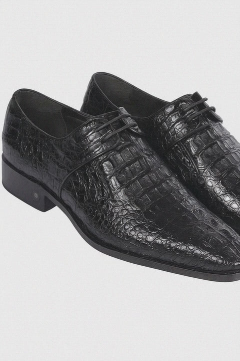Lombardy Caiman Hornback Dress Shoes