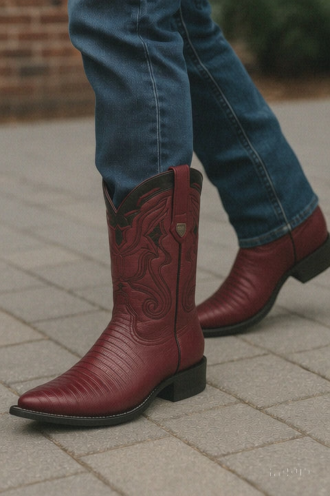 Men's Wild West Teju Lizard Skin 3X Toe Boots 29507