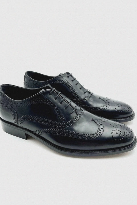 Mens Mezlan Ugalde Classic Wingtip Dress Shoe in Cognac