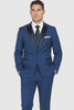Arlan 2pc Tuxedo by Giorgio Fiorelli Black, Blue, or L Grey