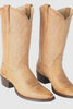 Los Altos Boots - Mens Dress Cowboy Boot - Low Priced Vintage Snip Toe Western Boots - in Honey